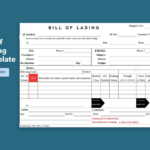 10 Best Printable Bill Of Lading Templates Pdf | Wps Office Blog Inside Bill Of Lading Sample Template