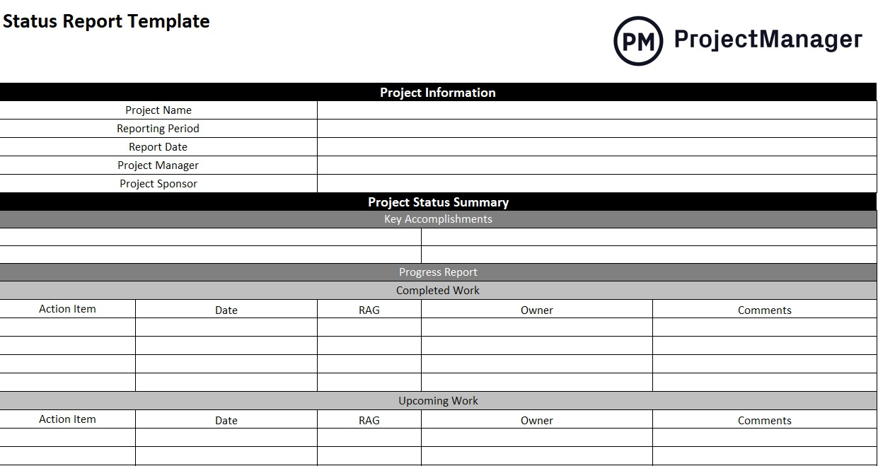 10 Essential Excel Report Templates intended for Sample Activity Report Template