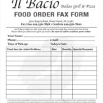 10+ Food Order Form Templates   Word, Docs In Food Order Form Sample Template