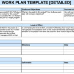 10 Free Work Plan Templates To Organize Your Projects Pertaining To Project Work Plan Sample Template