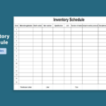 10 Quick Inventory Spreadsheet Template Excel | Wps Office Academy In Inventory Sample Template