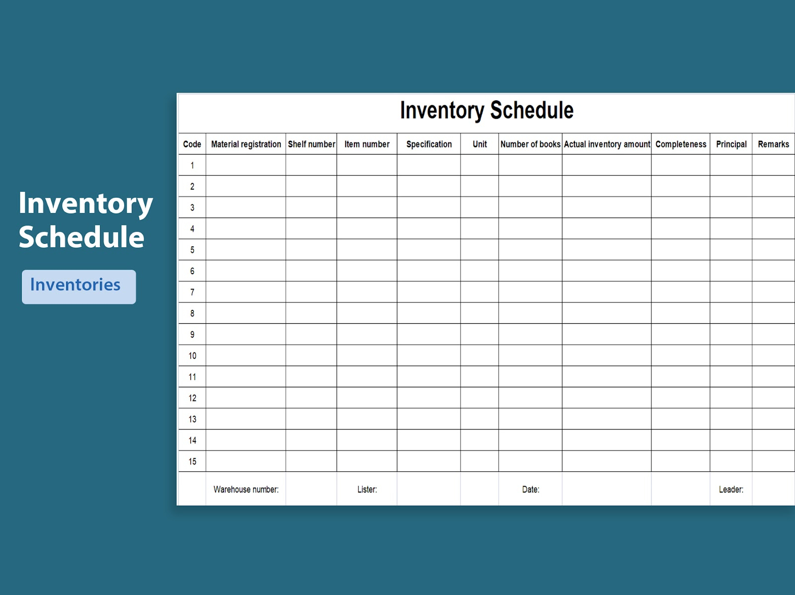 10 Quick Inventory Spreadsheet Template Excel | Wps Office Academy in Inventory Sample Template