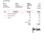 100 Free Invoice Templates | Print & Email Invoices Intended For Free Invoice Sample Template