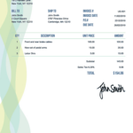 100 Free Invoice Templates | Print & Email Invoices Throughout Invoice Template Free Sample