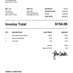 100 Free Invoice Templates | Print & Email Invoices Within Invoice Templates Samples