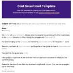 11 Cold Email Templates Sure To Attract Hot Leads With Regard To Sample Sales Email Template