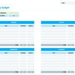 12 Free Budget Planning Templates For Free Budget Sample Template