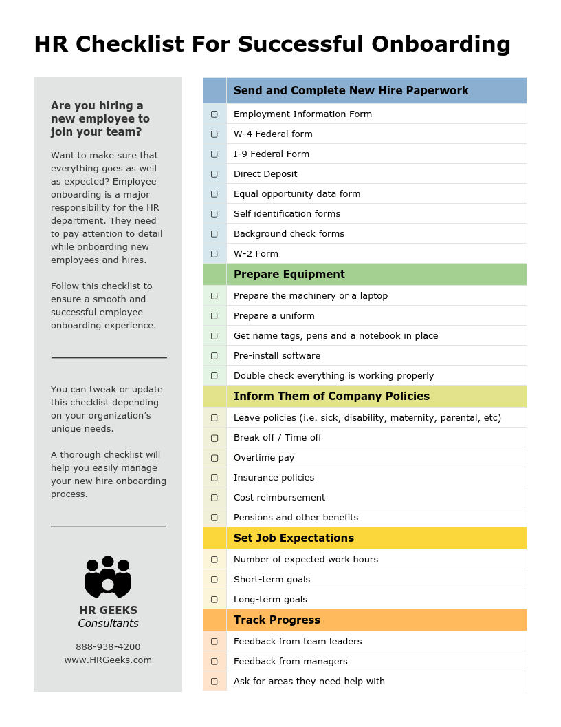 14+ Editable Onboarding Checklist Templates For 2024 - Venngage within Onboarding Sample Template