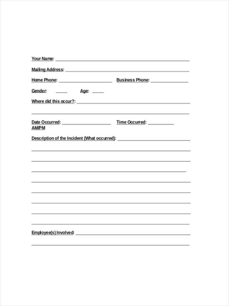 14+ Employee Complaint Forms - Free Pdf, Doc Format Download with regard to Employee Complaint Form Sample Template