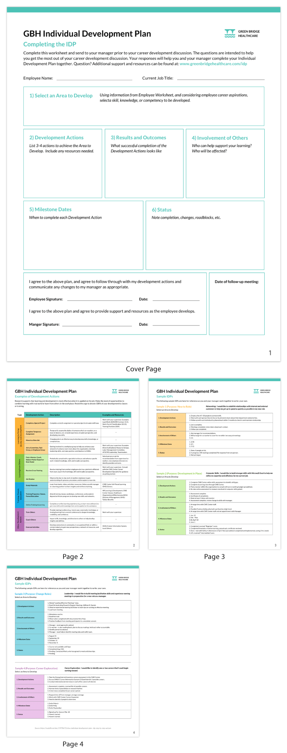 14 Individual Development Plan Examples &amp;amp; Templates - Venngage for Idp Sample Template