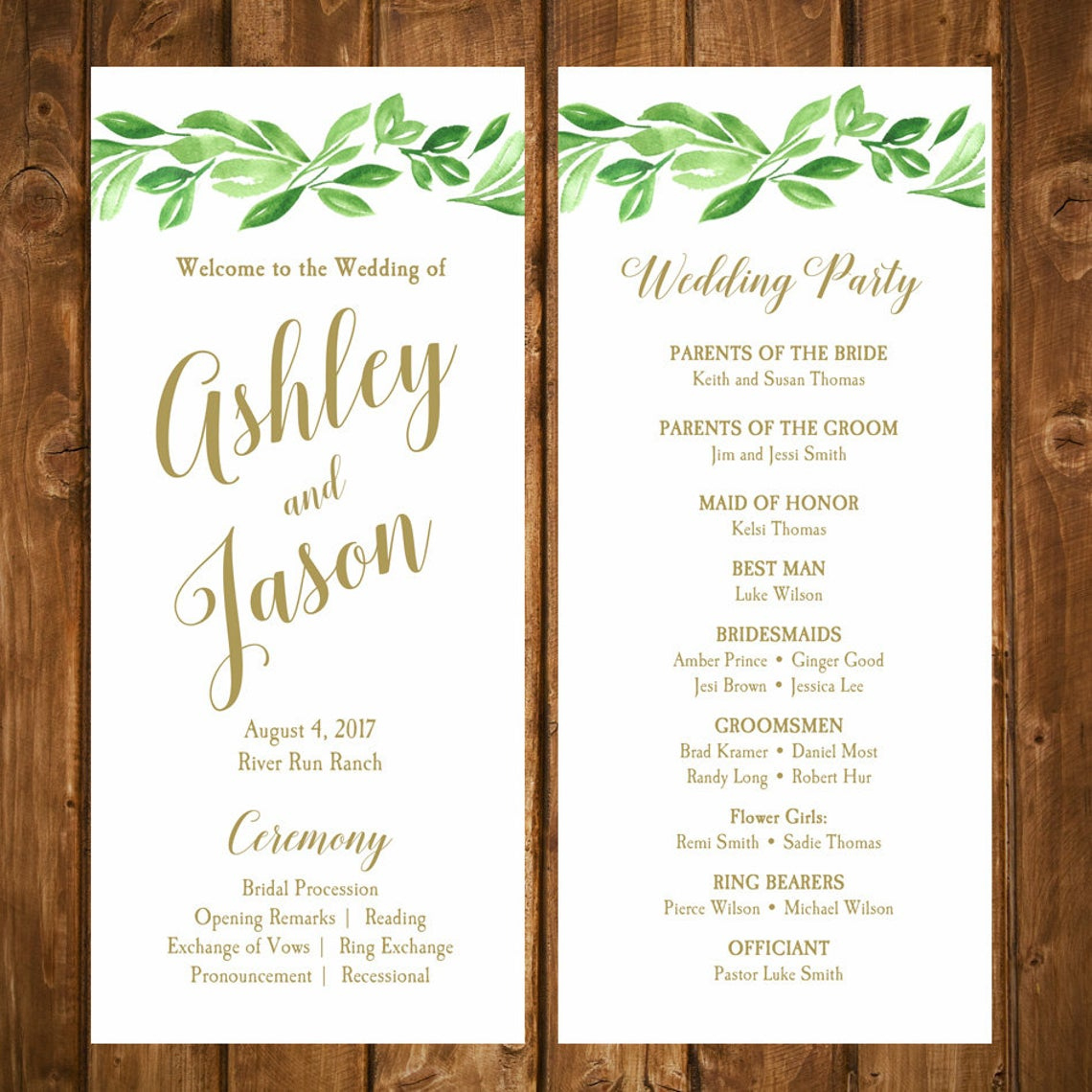 14 Wedding Program Templates You Can Customize Online | Preowned in Free Sample Wedding Programs Templates