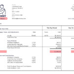 15 Free Pay Stub Templates [Word, Excel, Pdf]   Templatelab Throughout Pay Stub Template Sample Free