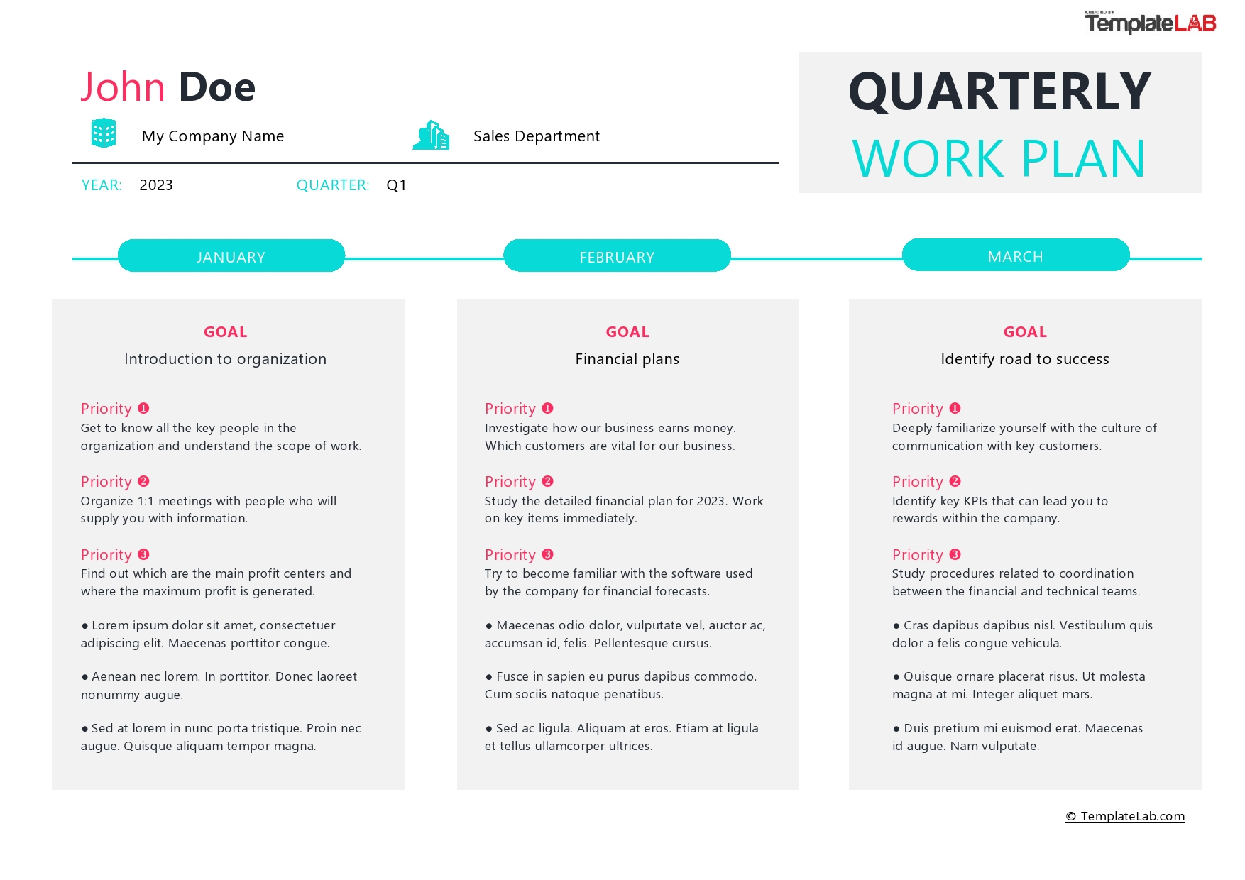 15 Great Work Plan Templates &amp;amp; Samples (Excel / Word) regarding Sample Annual Work Plan Template With Examples