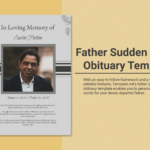 15+ Obituary Templates For Father   Free Word, Excel, Pdf, Psd Throughout Obituary Sample Template For Father