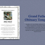 15+ Obituary Templates For Father   Free Word, Excel, Pdf, Psd Within Obituary Sample Template For Father