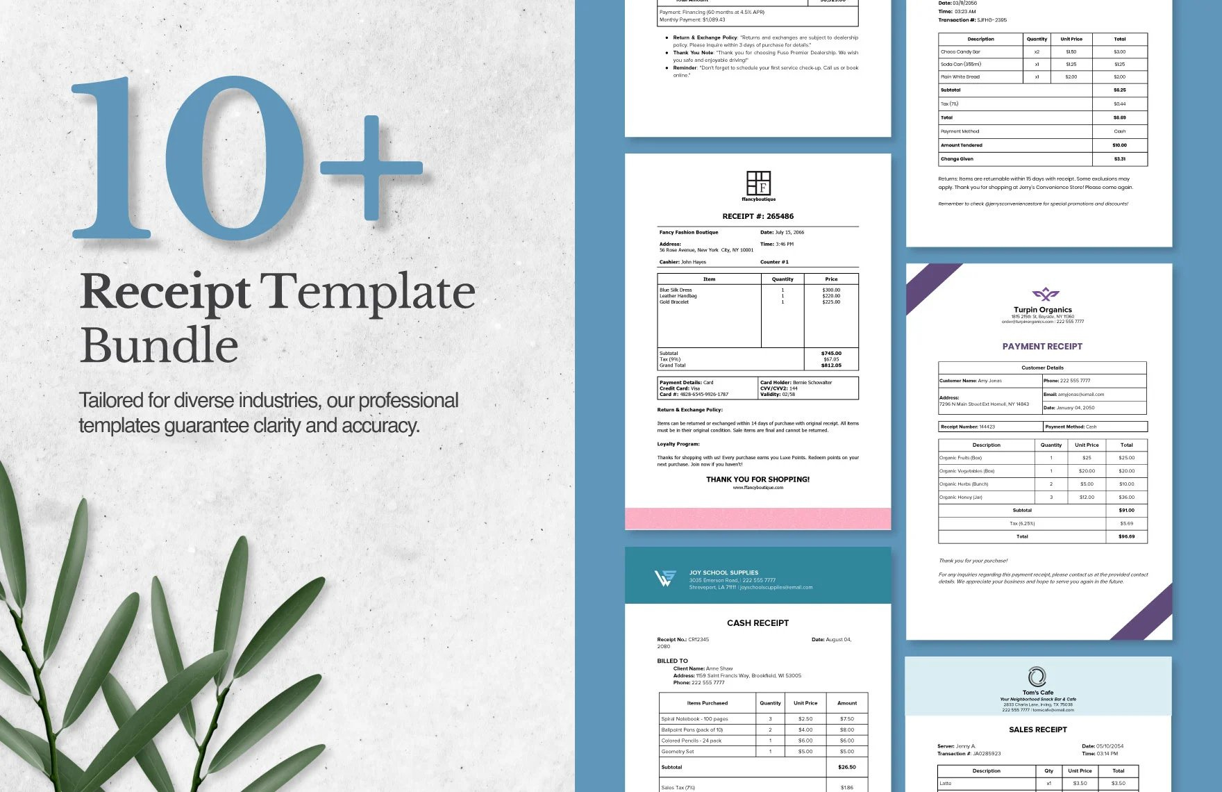 17+ Receipt Book Templates - Doc, Pdf in Receipt Book Templates Sample