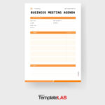 18 Effective Meeting Agenda Templates [Word/Ppt/Pdf] In Business Meeting Agenda Template Sample