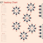 19 Great Seating Chart Templates (Wedding, Classroom + More) For Wedding Seating Chart Template Sample