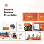 2 In 1 Powerful Business Presentation Template – Original And High Inside Business Presentation Sample Templates