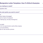 2 Week Resignation Letter Templates: How To Write & Examples With Resignation Letter With 2 Weeks Notice Sample Template