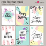 20+ Best Greeting Card Templates For Word, Photoshop Inside Birthday Card Sample Template