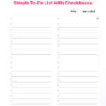 20 Free To Do List Templates (Printable & Customizable) Inside To Do List Sample Template