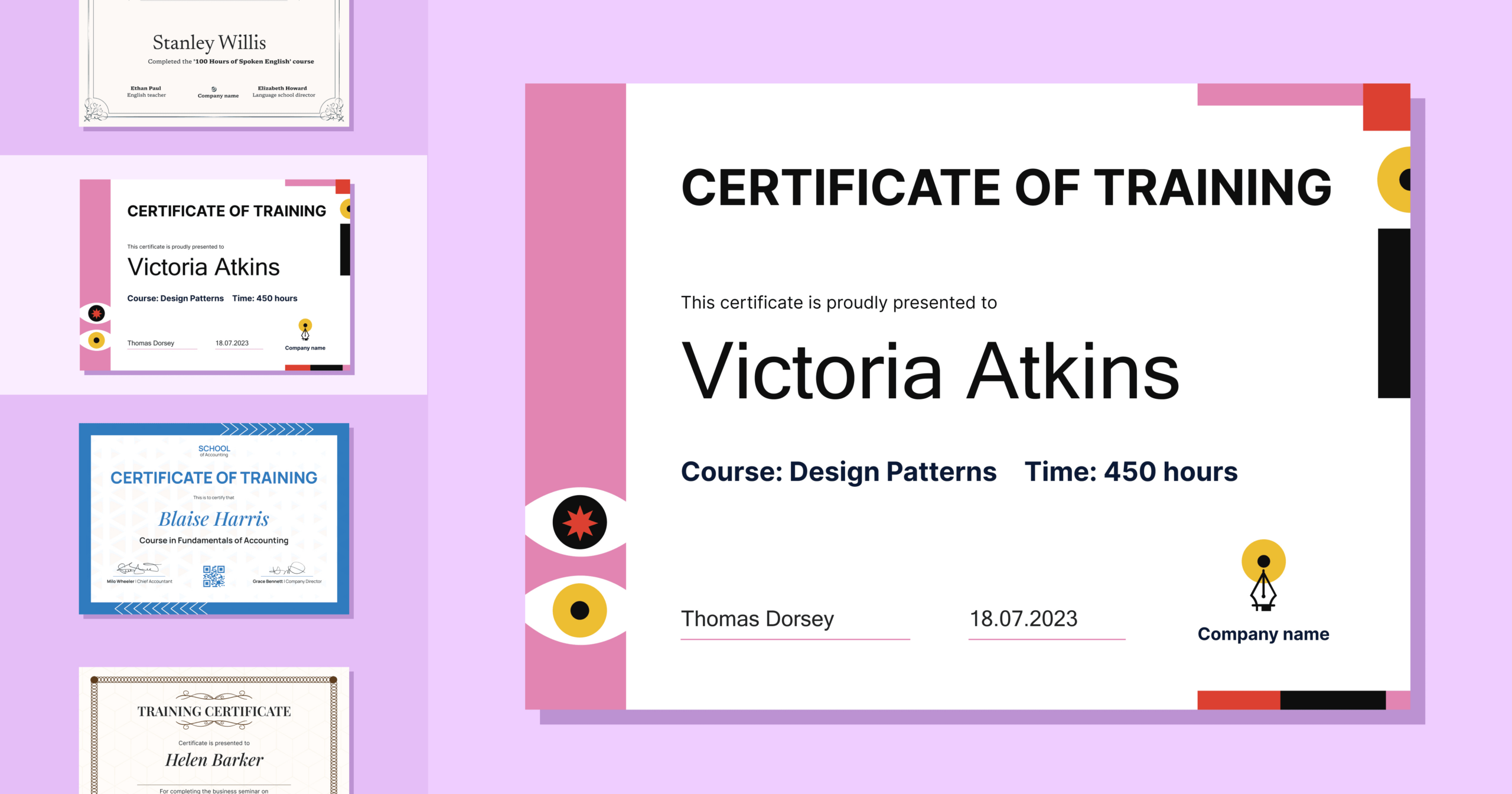 20 Free Training Certificate Templates regarding Training Certificate Sample Template