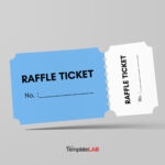 20+ Printable Raffle Ticket Templates [Free]   Templatelab For Raffle Sample Template