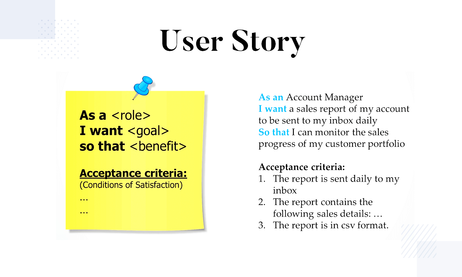 20 Useful User Story Examples To Get You Started - Justinmind for Agile User Story Template Sample