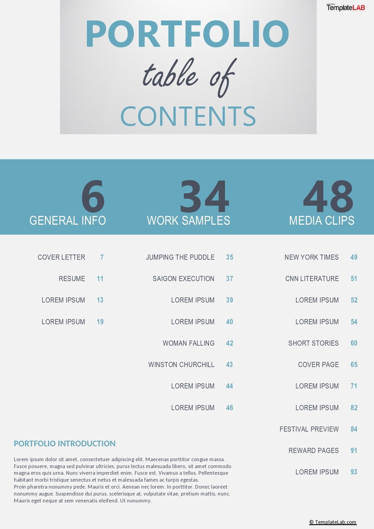 21 Table Of Contents Templates &amp;amp; Examples [Word, Ppt] ᐅ Templatelab within Sample Table Of Contents Template