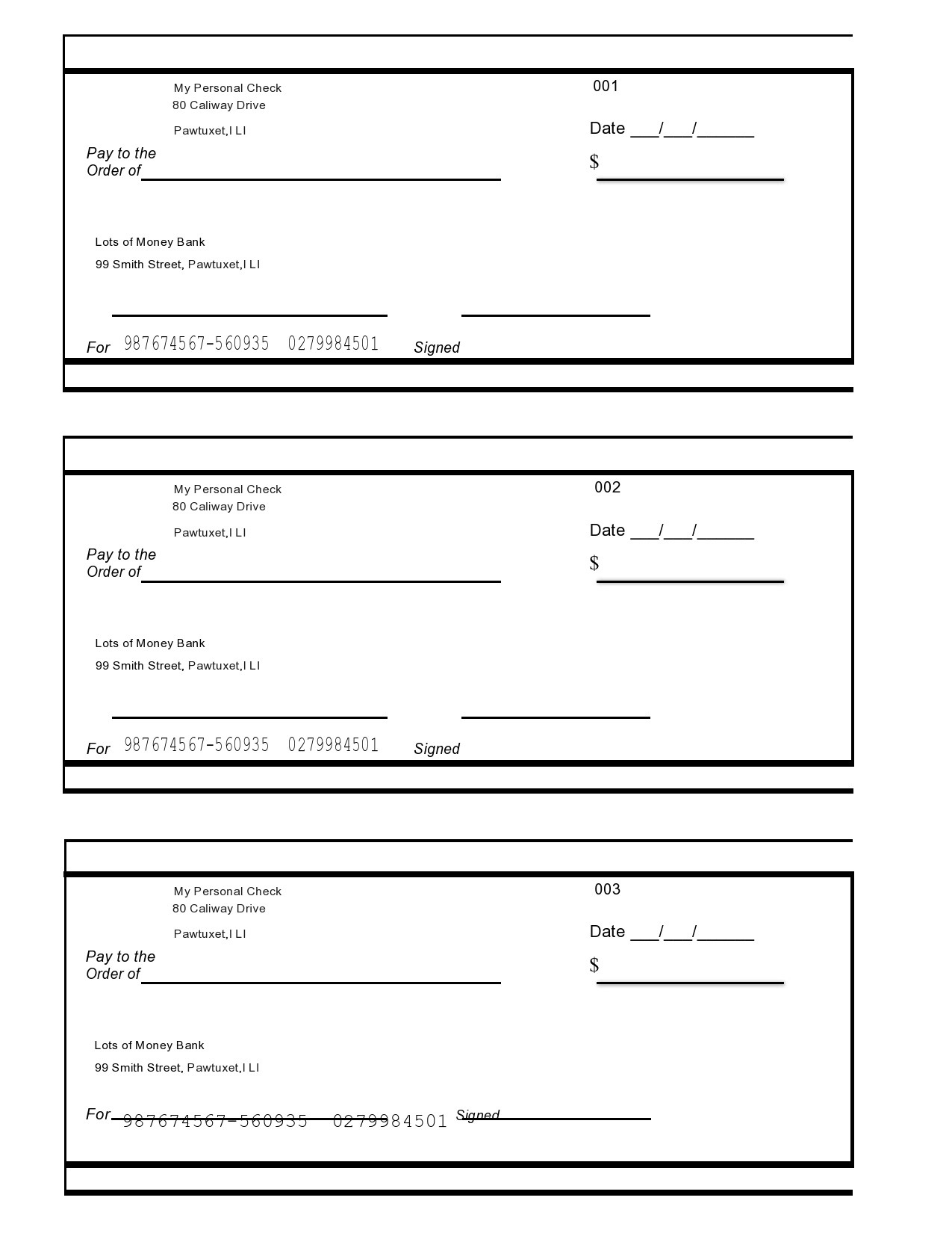 23 Blank Check Templates (Real &amp;amp; Fake) ᐅ Templatelab inside Blank Cheque Sample Template