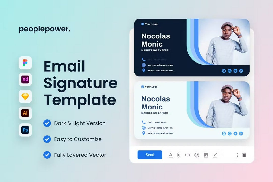 25+ Best Professional Email Footer Signature Templates (+ Free for Email Signature Sample Templates