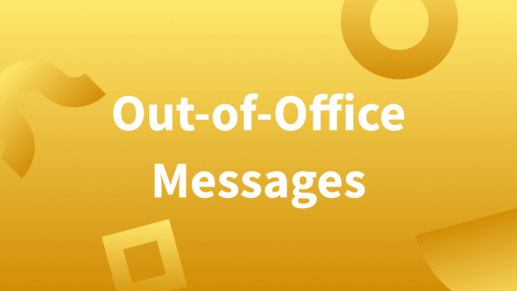 Out of Office Sample Template