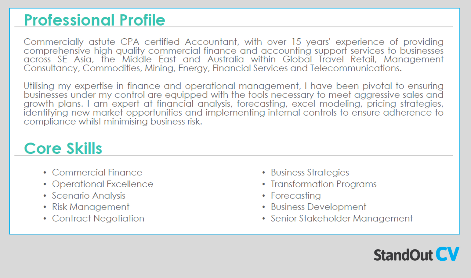 25 Powerful Cv Profile Examples + Templates [Get Noticed] pertaining to Personal Profile Template Sample
