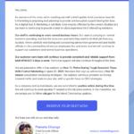 25+ Professional Email Templates To Engage Audience   Venngage For Email Blast Template Sample