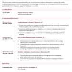 26+ Nursing Resume Examples & Writing Guide For 2024 Throughout RN Resume Sample Templates