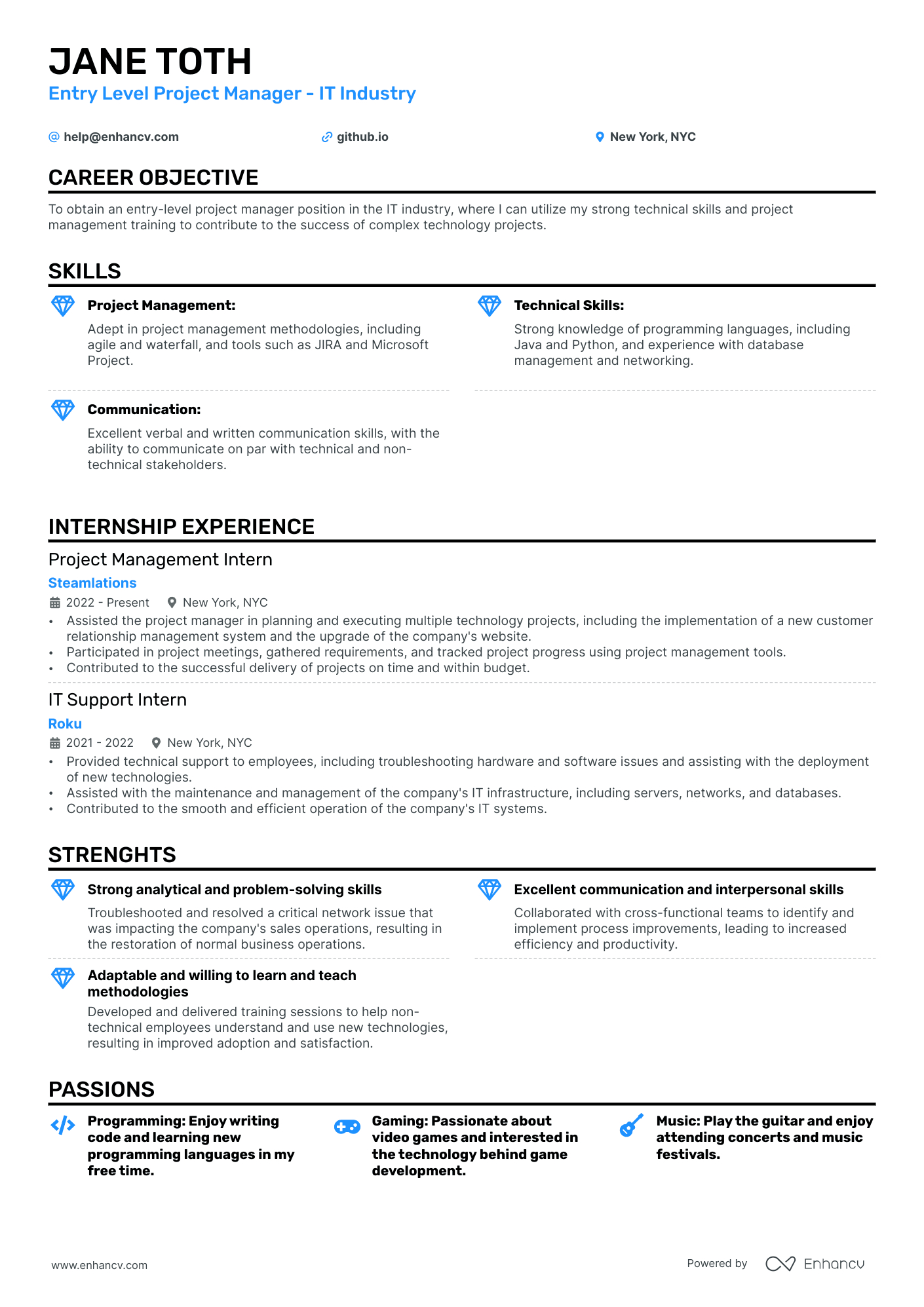 26 Project Manager Resume Examples &amp;amp; Guide For 2024 inside Project Manager Resume Template Sample