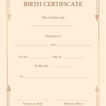 27 Birth Certificate Templates (Word, Ppt & Pdf) ᐅ Templatelab Within Birth Certificate Sample Template