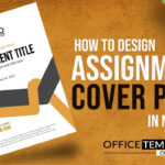 28+ Free Assignment Cover Page Templates For Ms Word Throughout Assignment Cover Page Sample Template