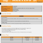 28 Handy Meeting Minutes & Meeting Notes Templates In Meeting Report Sample Template