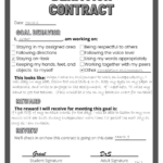 28 Turnkey Behavior Contract Templates To Open The Door To Better With Regard To Sample Behavior Contract Template