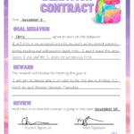 28 Turnkey Behavior Contract Templates To Open The Door To Better With Sample Behavior Contract Template