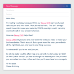 29 Sales Email Templates Plus Examples To Use In 2024 Intended For Sales Email Template Sample