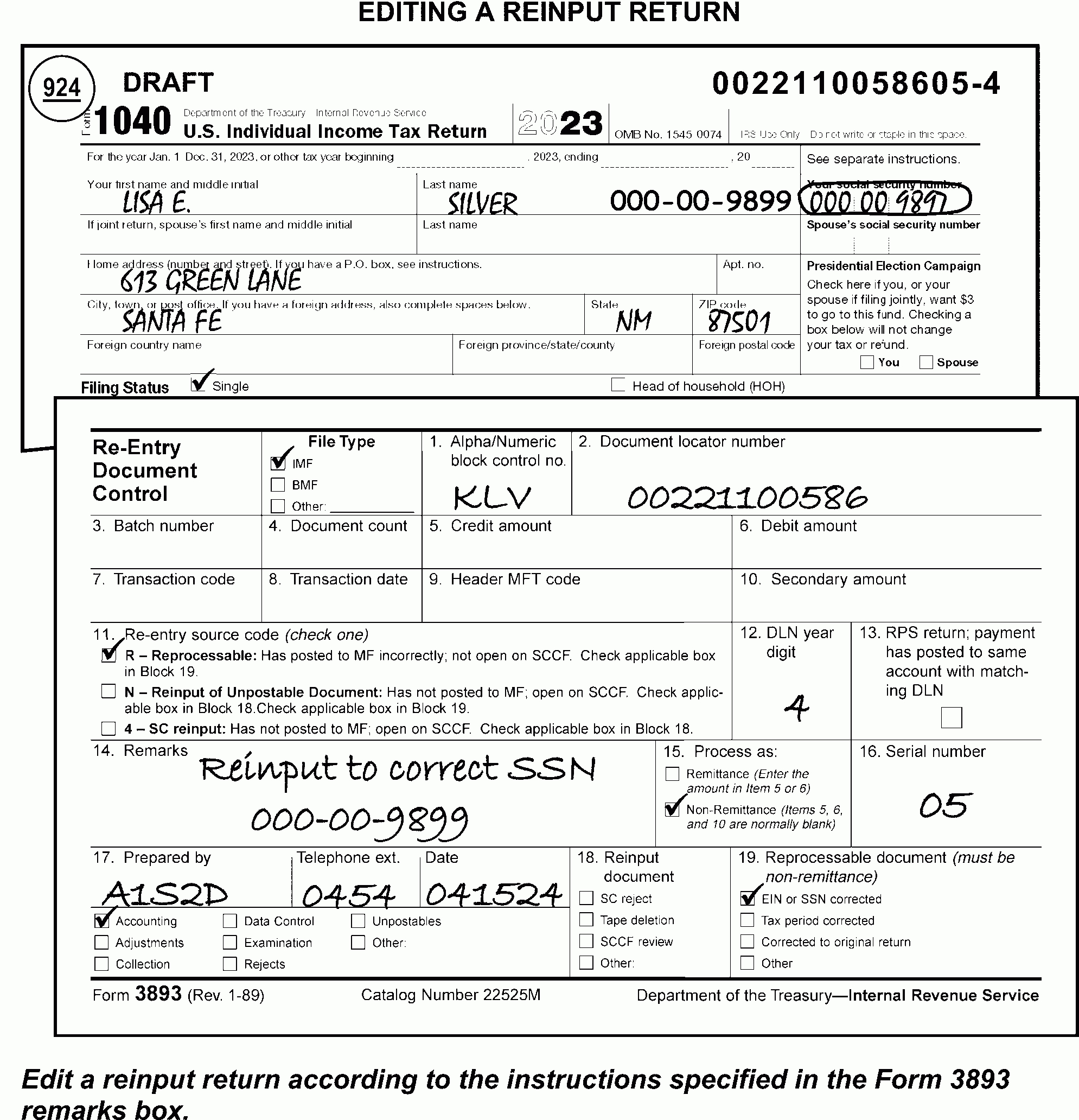 3.11.3 Individual Income Tax Returns | Internal Revenue Service inside IRS Sample Template for Healthcare Providers