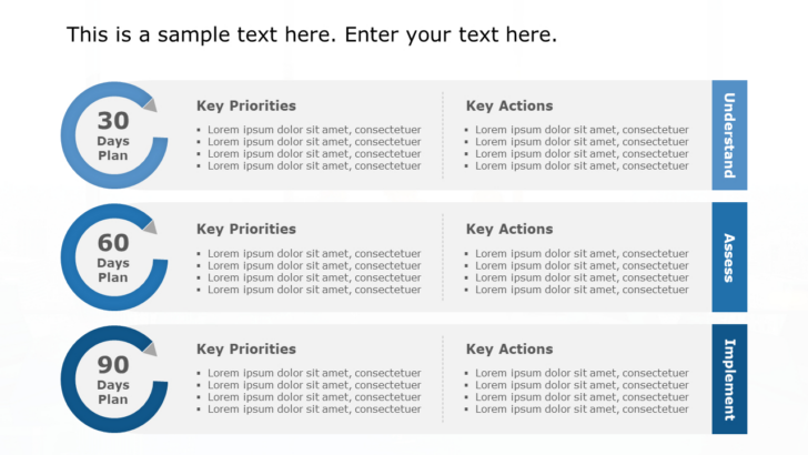 Sample 90-Day Plan Template