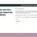 30 Customer Service Email Templates + Tips To Use Them Throughout Email Response Sample Template