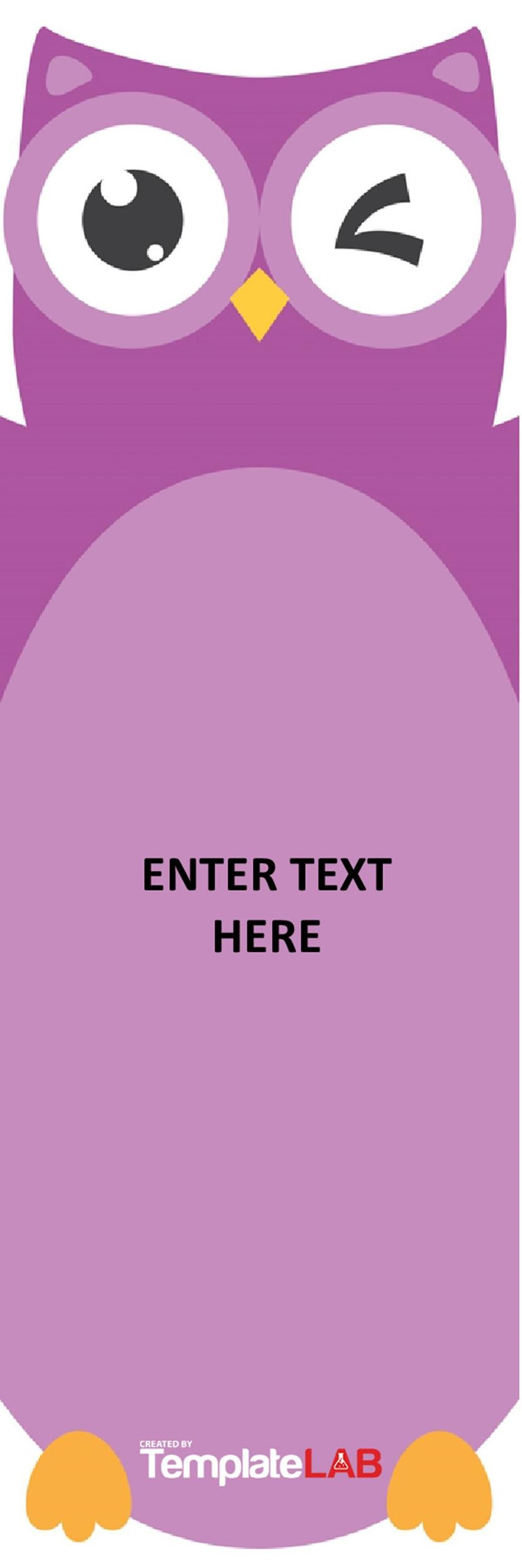 31 Free Printable Bookmark Templates [Word, Pdf] inside Bookmark Sample Template