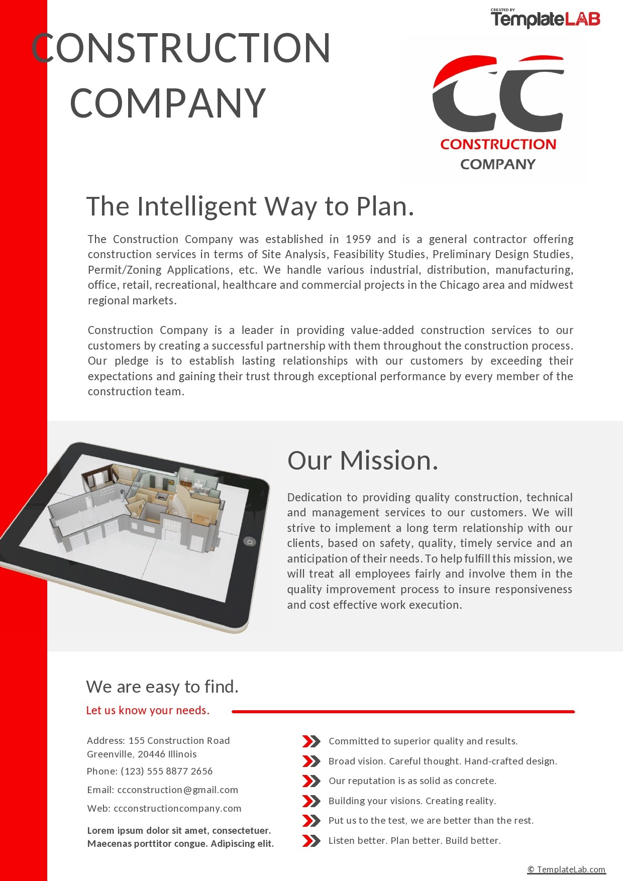 37 Professional Company Profile Templates [Word, Powerpoint, Pdf] in Business Profile Sample Template