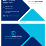 38 Business Card Examples, Ideas With Templates   Venngage For Calling Card Sample Template