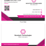 38 Business Card Examples, Ideas With Templates   Venngage Intended For Calling Card Sample Template